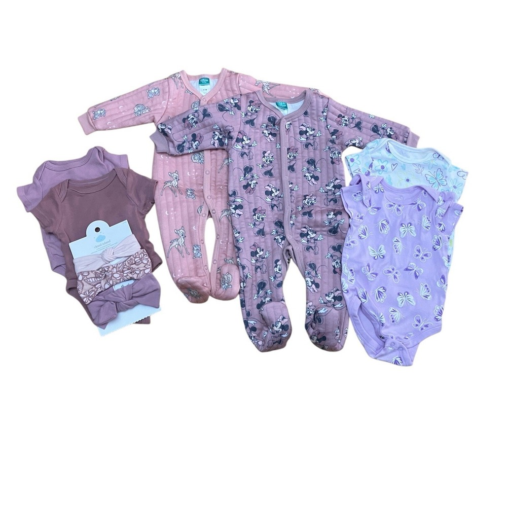 Infant Girl Bundle- Disney Baby, Cloud Island, Member's Mark New And Barely Worn